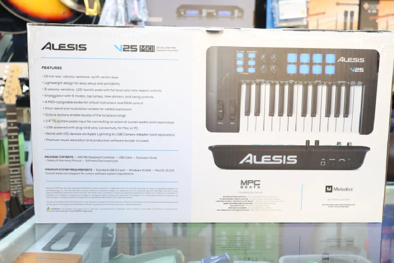 Alesis V25 MKII USB MIDI Controller 8 Alesis V25 setup