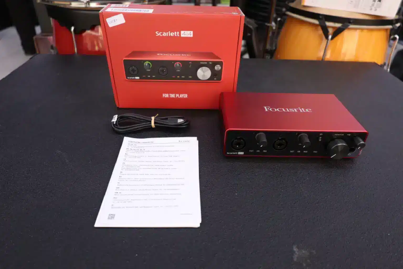 Focusrite Scarlett 4i4 Soundcard 4th Gen 12 scarlett 4i4 soundcard