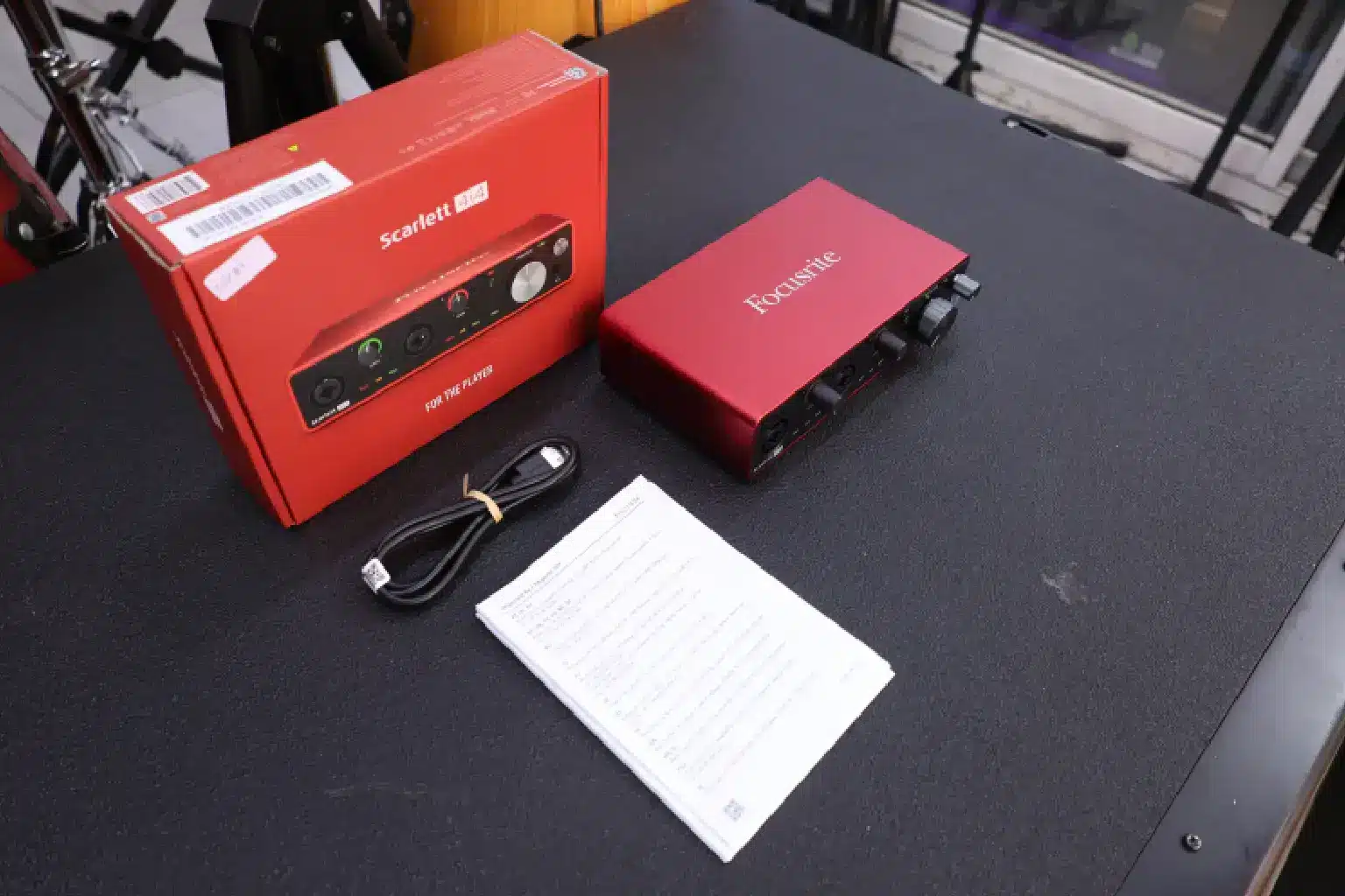 Focusrite Scarlett 4i4 Soundcard 4th Gen 15 Focusrite 4i4 soundcard interface