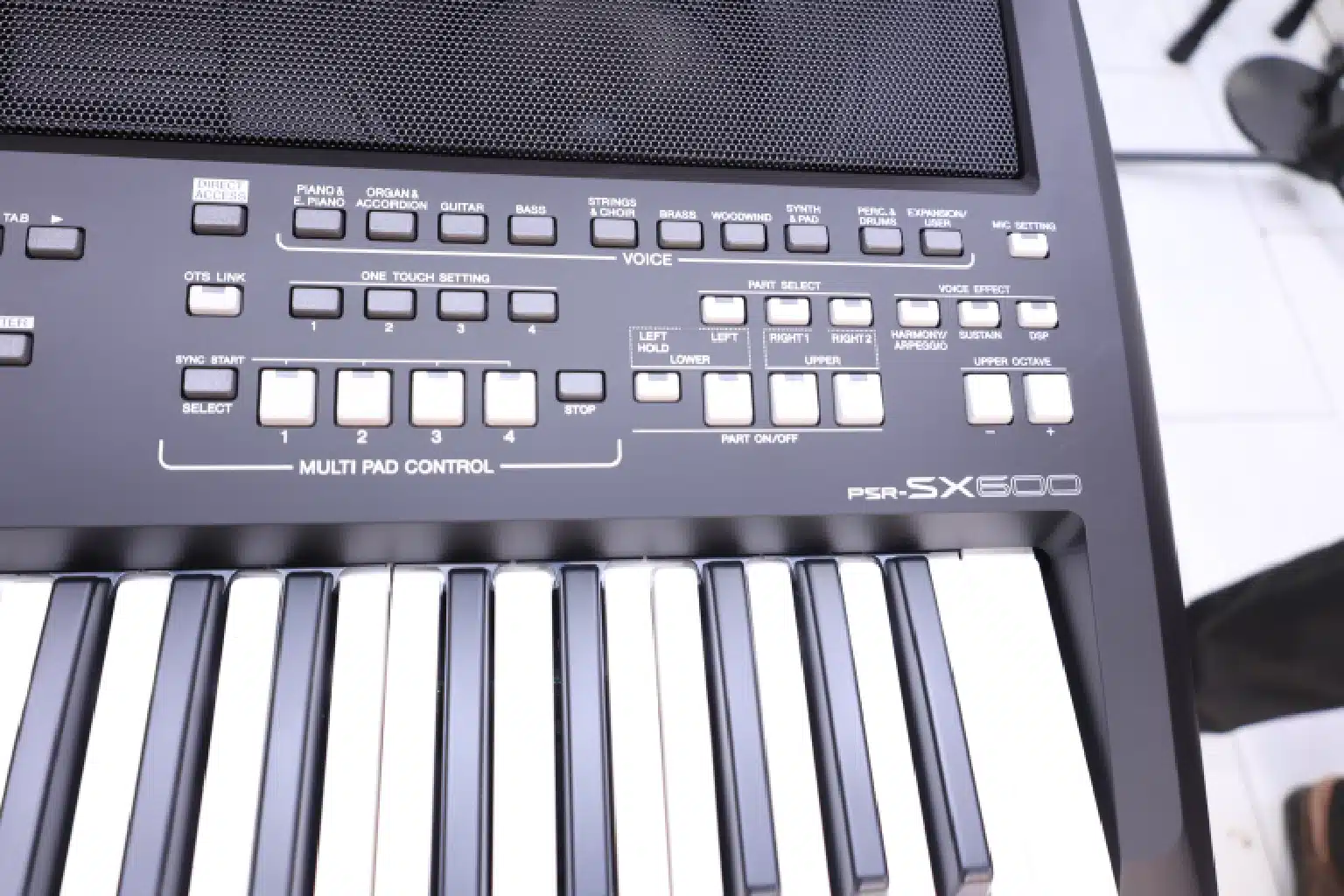 Yamaha PSR SX600 keyboard 7 PSR-SX600 MIDI functions