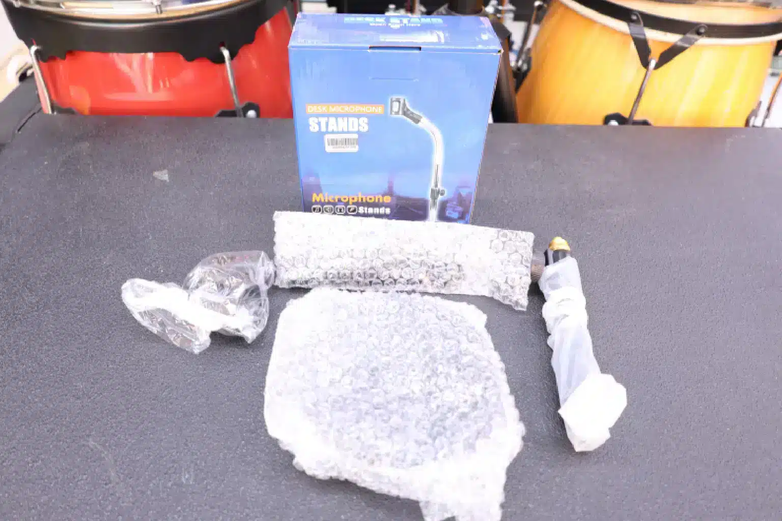 Desk microphone stands 4 Swivel desk mic stand