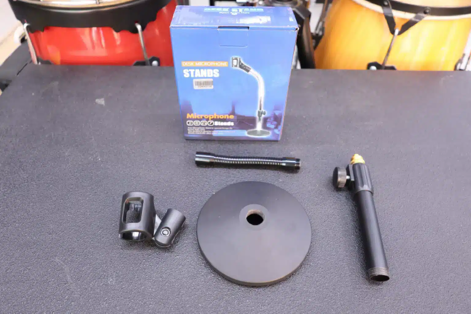 Desk microphone stands 3 Extendable desktop mic stand